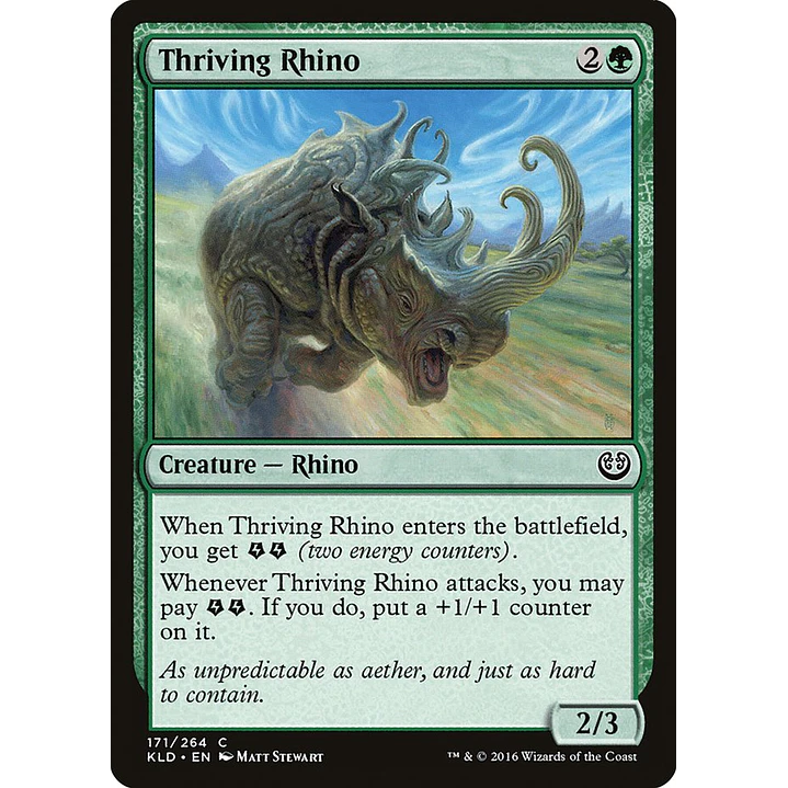 Thriving Rhino | Español | NM | KLD 1