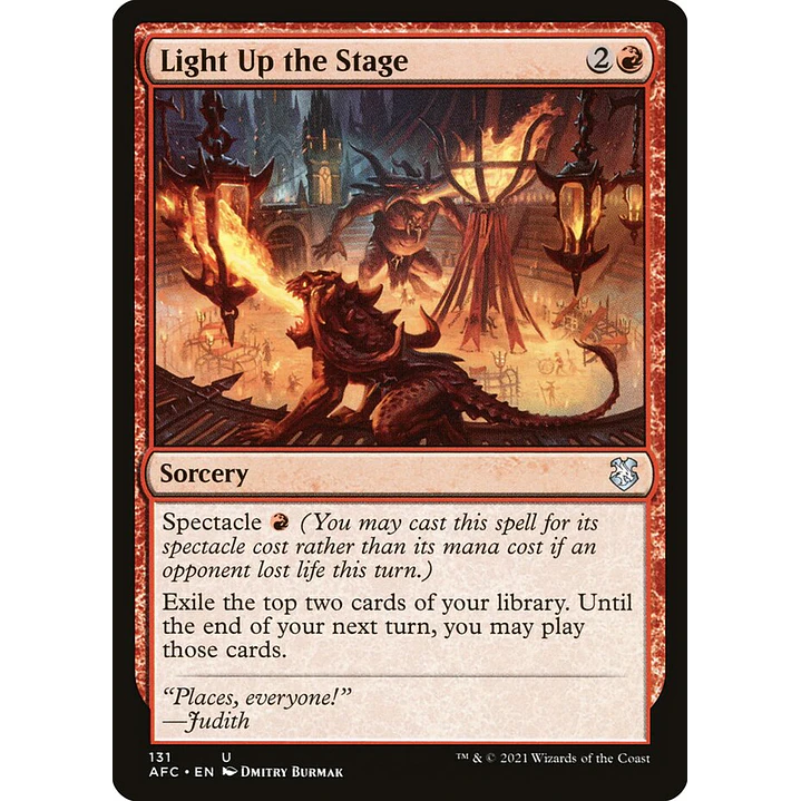 Light Up the Stage | Inglés | NM | AFC 1