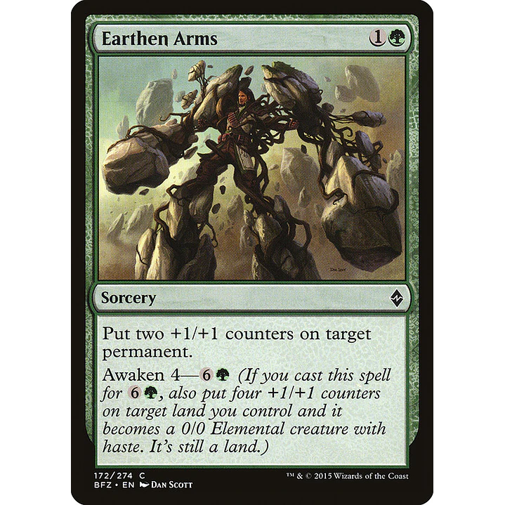 Earthen Arms | Español | NM | BFZ 1