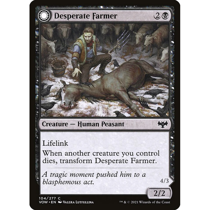 Desperate Farmer // Depraved Harvester | Inglés | NM | VOW 1