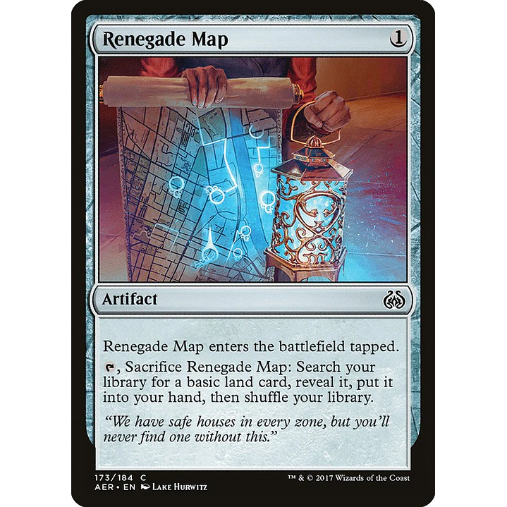 Renegade Map | Inglés | NM | AER 1