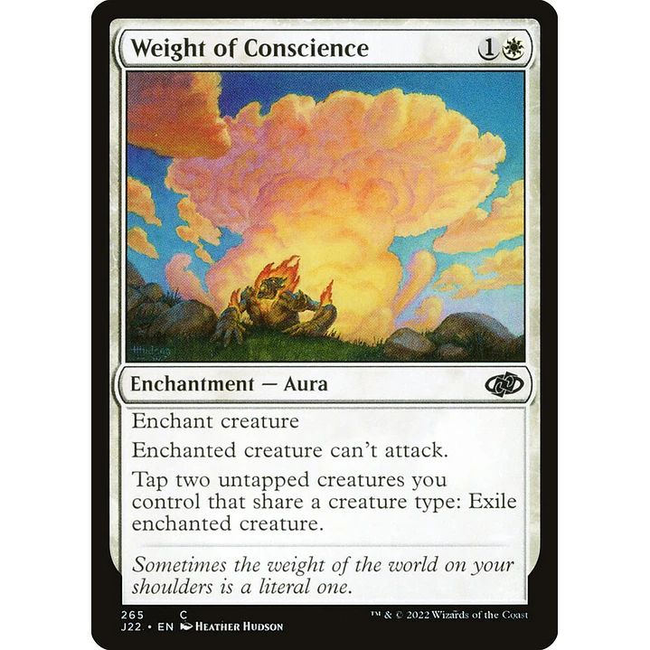 Weight of Conscience | Inglés | NM | J22 1