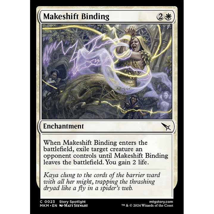 Makeshift Binding | Inglés | NM | MKM 1