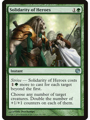 Solidarity of Heroes | Español | NM | JOU