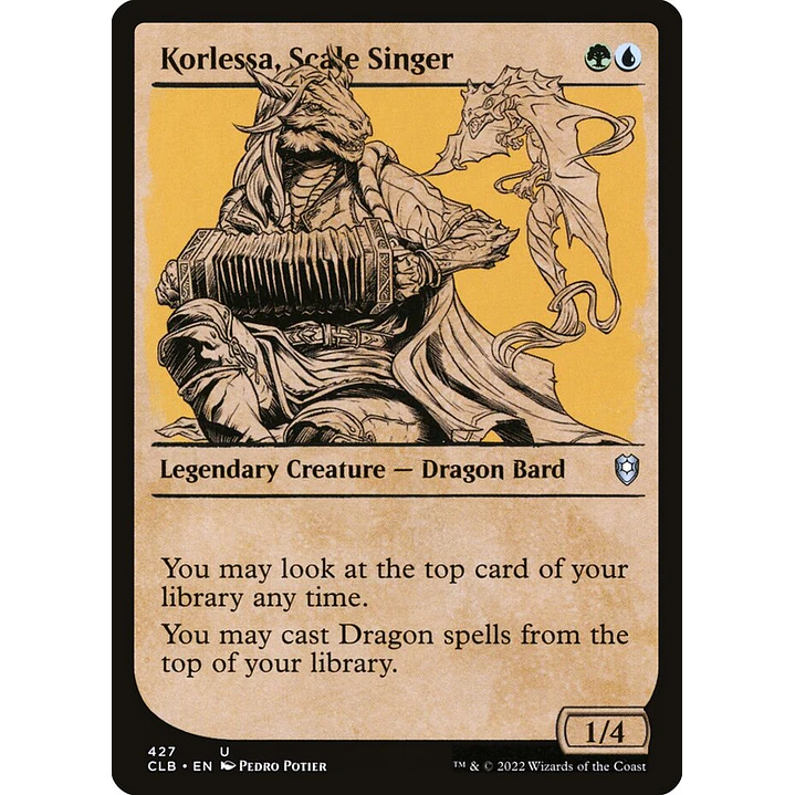 Korlessa, Scale Singer (Showcase) | Español | NM | CLB 1