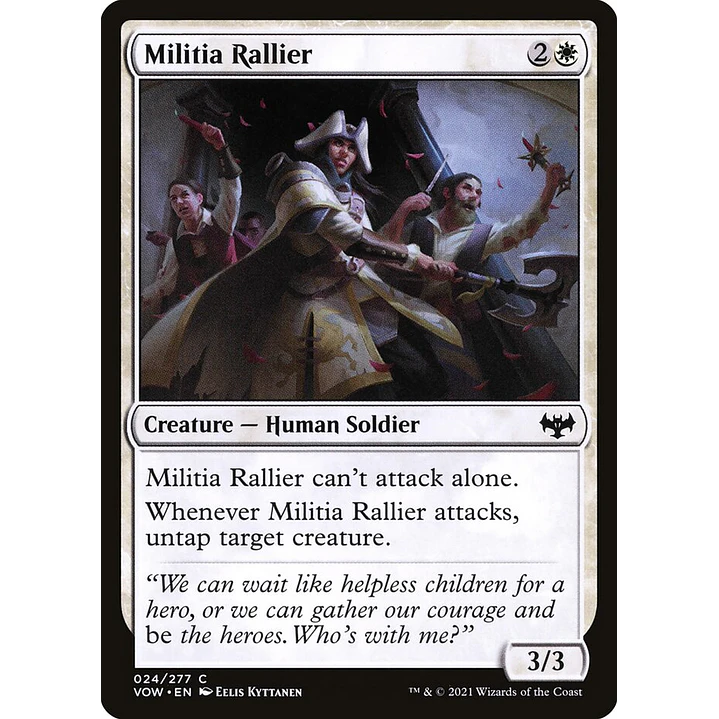 Militia Rallier | Inglés | NM | VOW 1