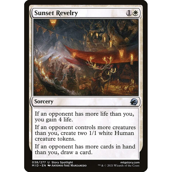 Sunset Revelry (foil) | Inglés | NM | MID 1
