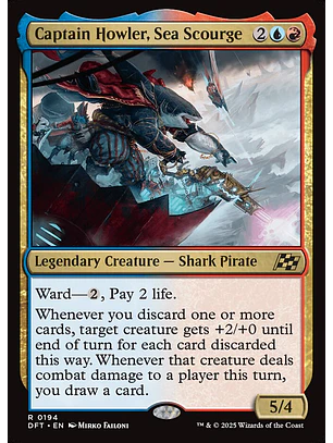 Captain Howler, Sea Scourge | Inglés | NM | DFT