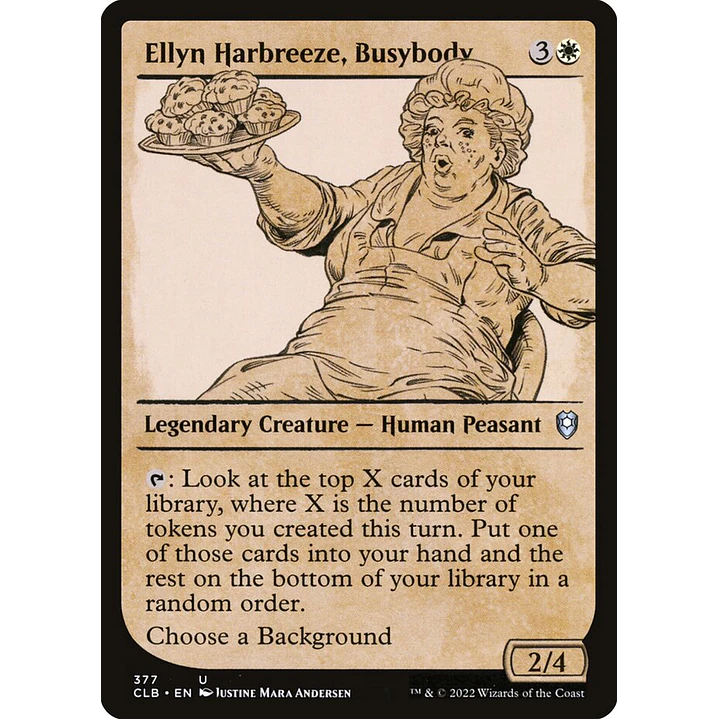 Ellyn Harbreeze, Busybody (Showcase) | Español | NM | CLB 1