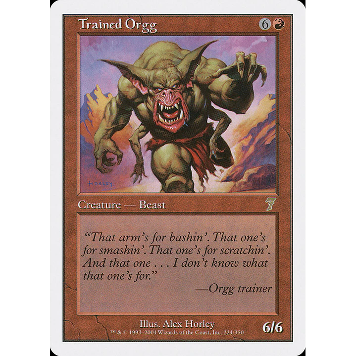 Trained Orgg (Retro Frame) | Español | NM | 7ED 1