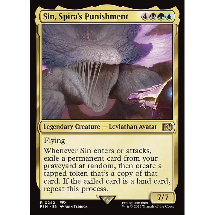 Sin, Spira's Punishment | Inglés | NM | FIN 1