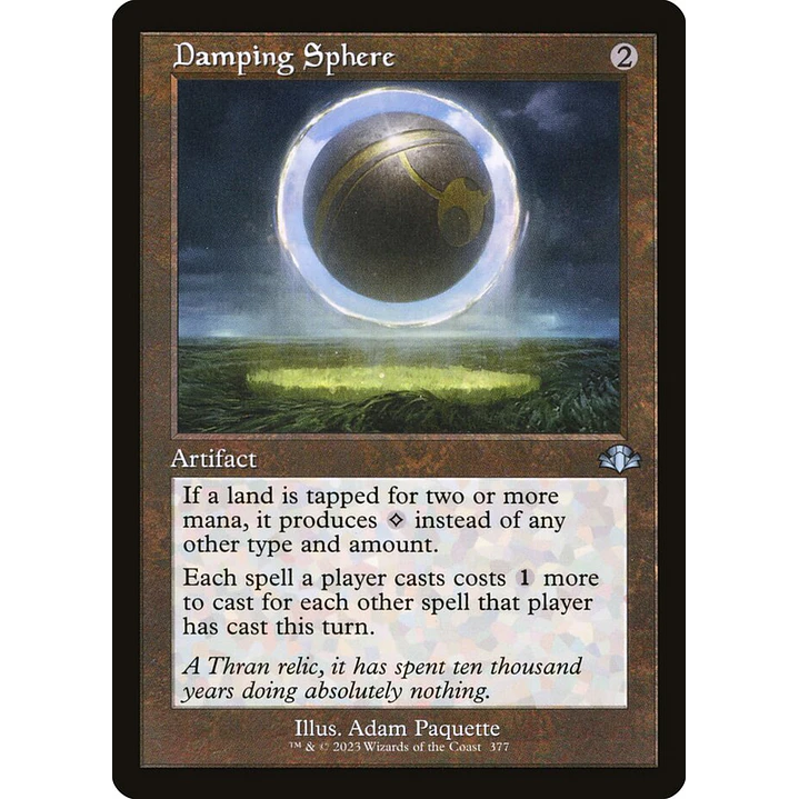 Damping Sphere (Retro Frame) | Inglés | NM | DMR 1