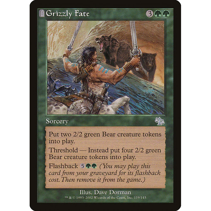 Grizzly Fate (Retro Frame) | Español | NM | JUD 1