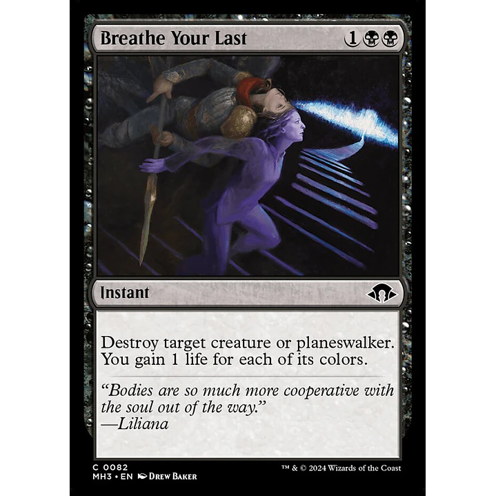 Breathe Your Last (foil) | Español | NM | MH3 1