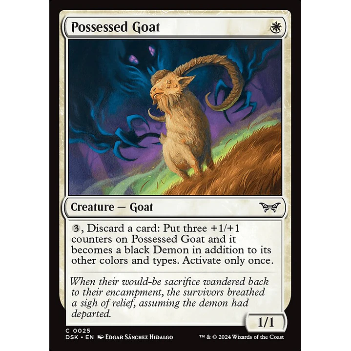 Possessed Goat | Inglés | NM | DSK 1