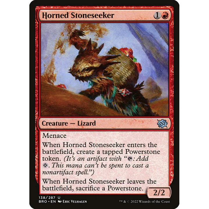Horned Stoneseeker | Español | NM | BRO 1
