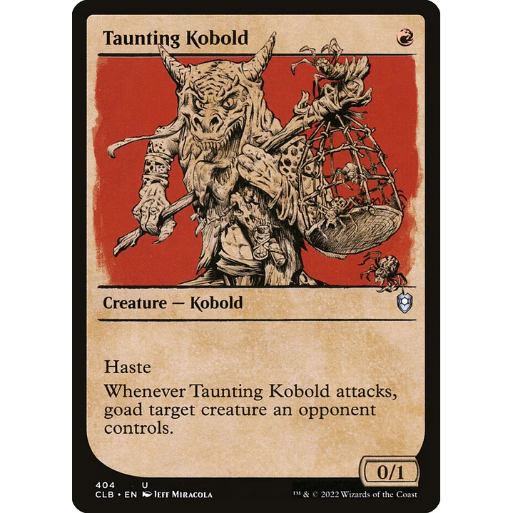 Taunting Kobold (Showcase) | Español | NM | CLB 1