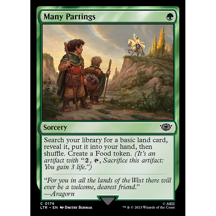 Many Partings | Español | NM | LTR 1