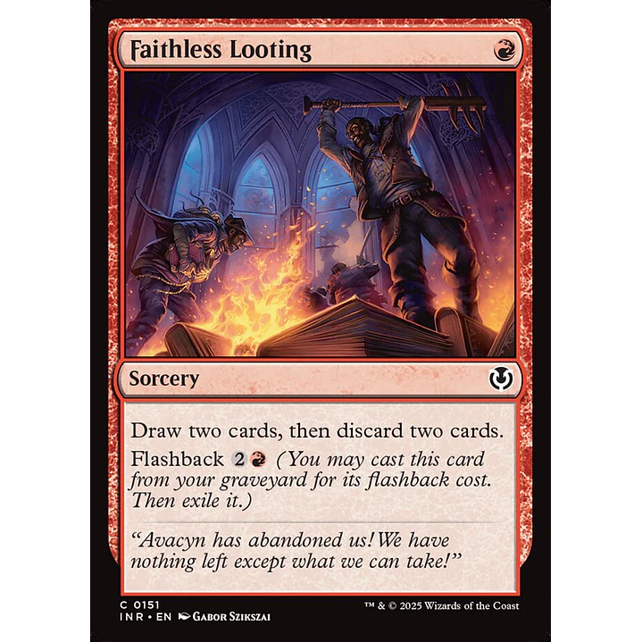 Faithless Looting | Español | NM | INR 1