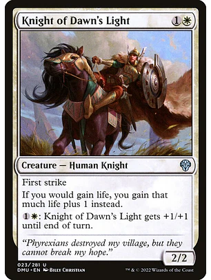 Knight of Dawn's Light | Inglés | NM | DMU