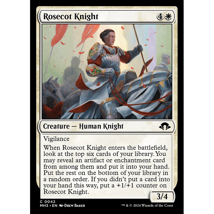 Rosecot Knight | Inglés | NM | MH3 1