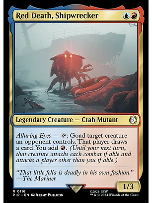 Red Death, Shipwrecker | Inglés | NM | PIP