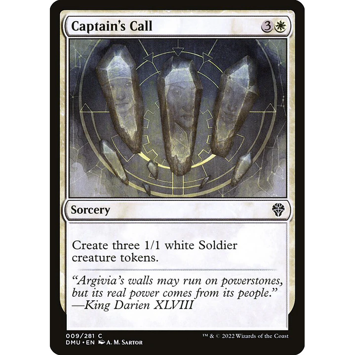 Captain's Call | Inglés | NM | DMU 1