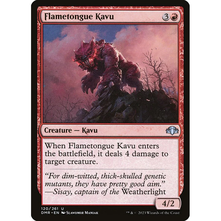 Flametongue Kavu | Inglés | NM | DMR 1