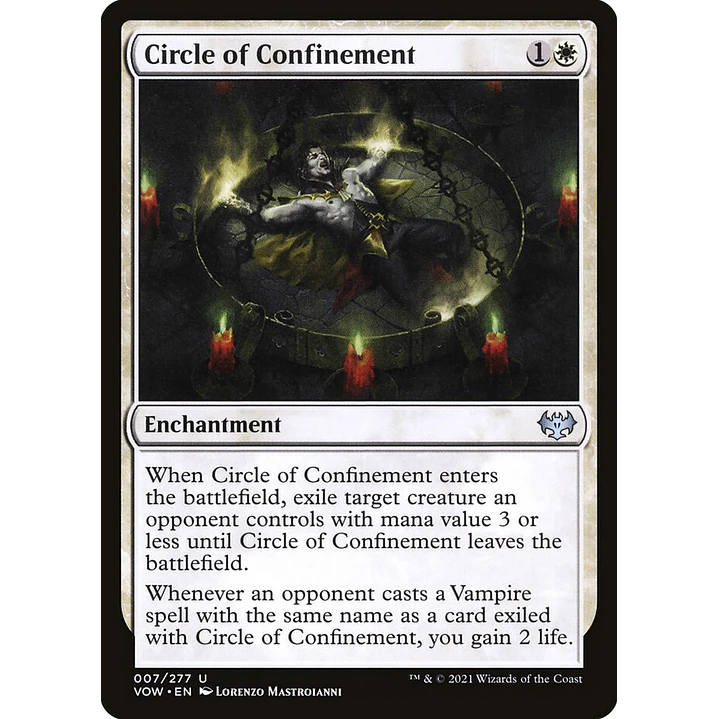 Circle of Confinement | Inglés | NM | VOW 1