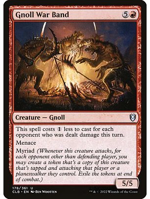 Gnoll War Band | Español | NM | CLB