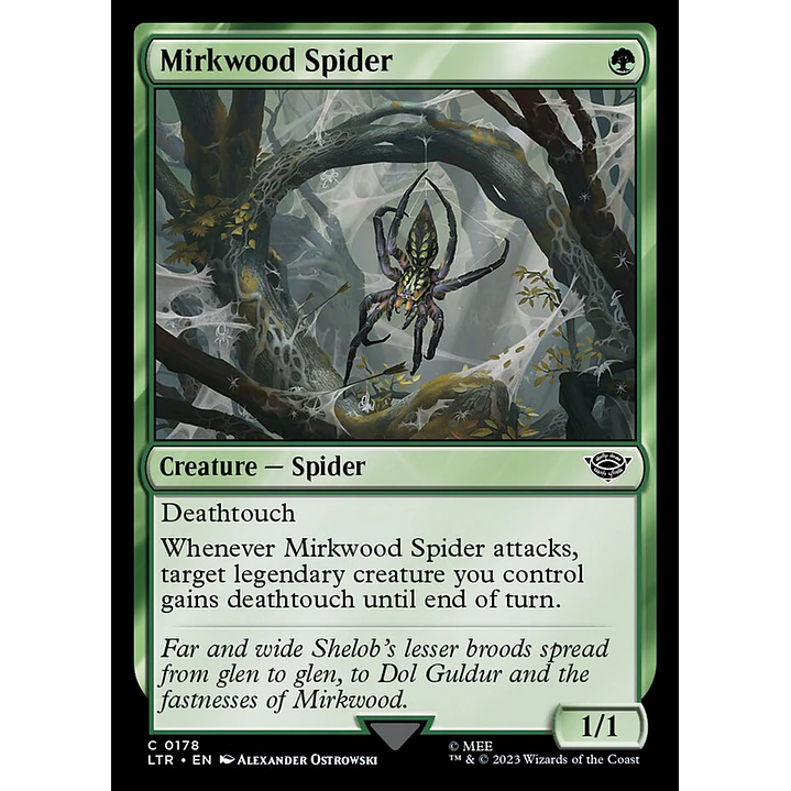 Mirkwood Spider | Español | NM | LTR 1