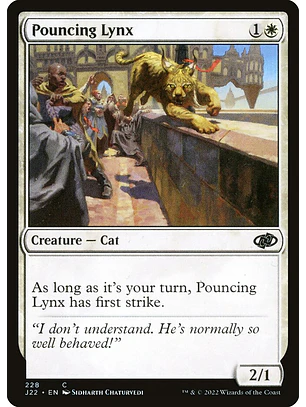 Pouncing Lynx | Inglés | NM | J22