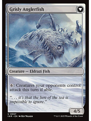Grizzled Angler // Grisly Anglerfish | Español | NM | INR