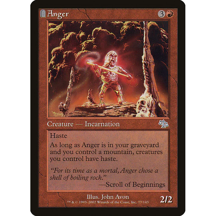 Anger (Retro Frame) | Español | NM | JUD 1