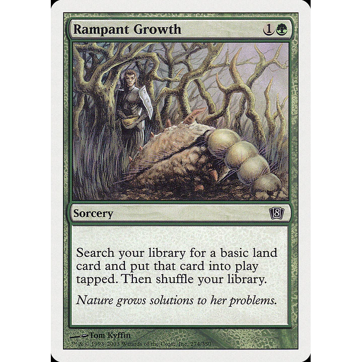Rampant Growth | Español | NM | 8ED 1