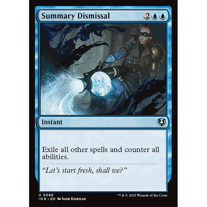 Summary Dismissal | Español | NM | INR 1