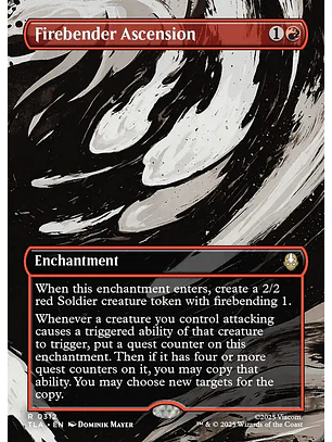 Firebender Ascension (Borderless) | Inglés | NM | TLA