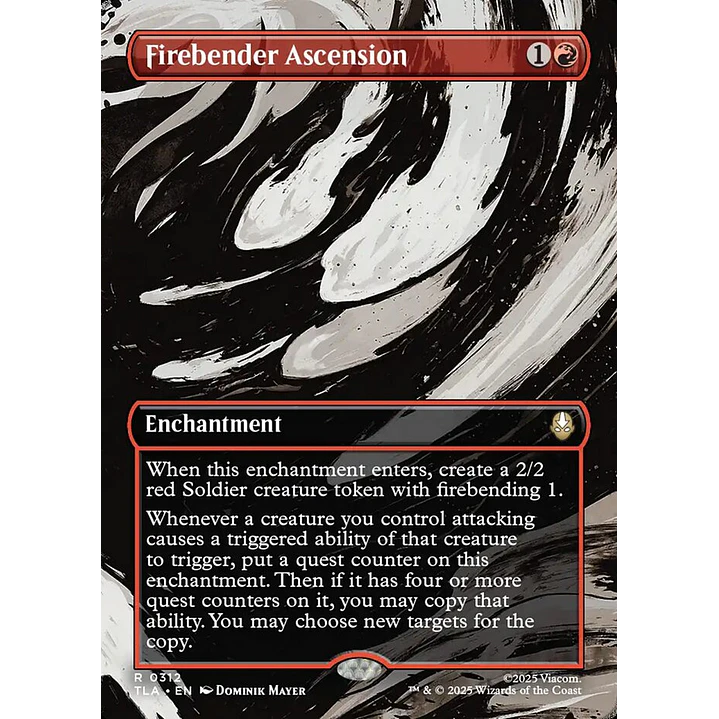 Firebender Ascension (Borderless) | Inglés | NM | TLA 1