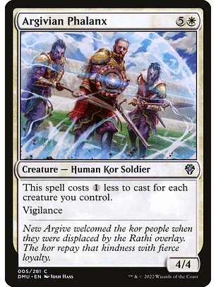 Argivian Phalanx | Inglés | NM | DMU