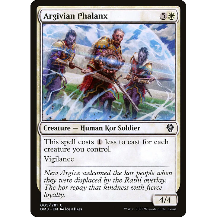 Argivian Phalanx | Inglés | NM | DMU 1