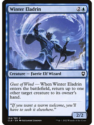 Winter Eladrin | Español | NM | CLB