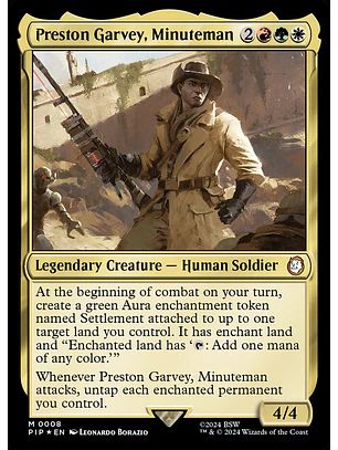 Preston Garvey, Minuteman (foil) | Inglés | NM | PIP