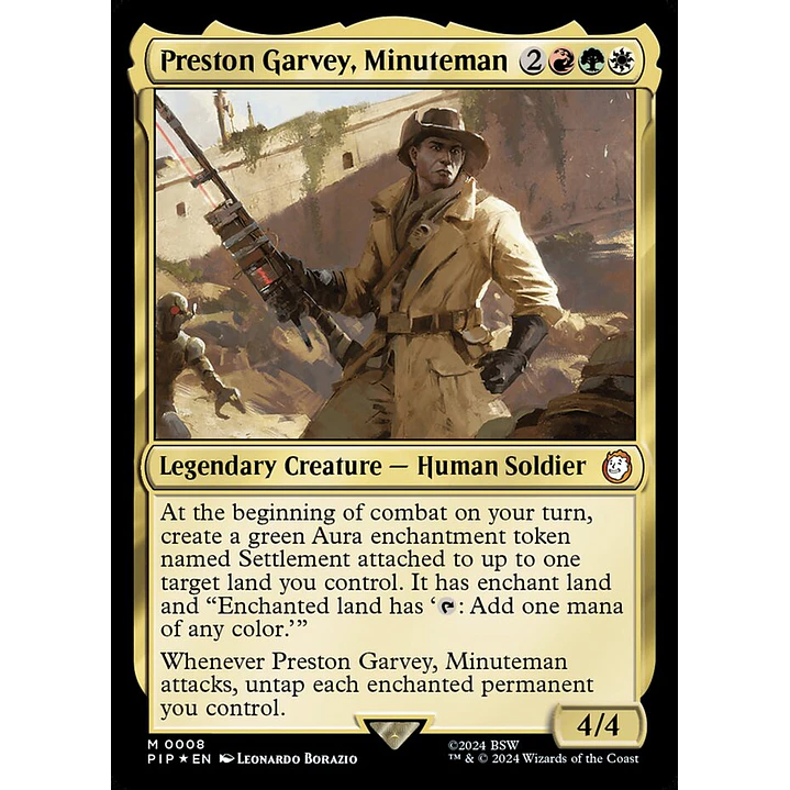 Preston Garvey, Minuteman (foil) | Inglés | NM | PIP 1
