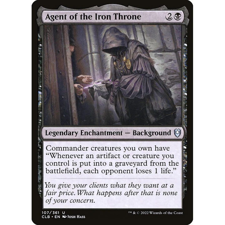 Agent of the Iron Throne | Español | NM | CLB 1