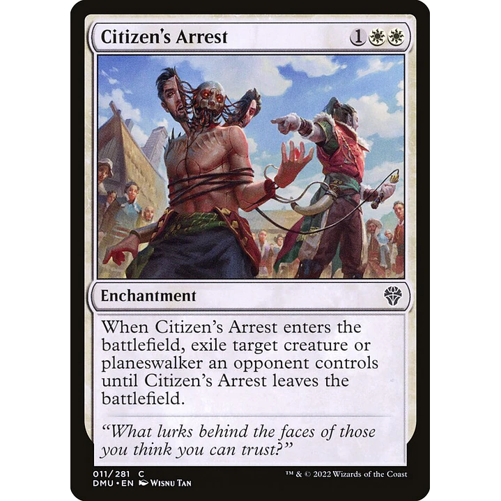 Citizen's Arrest | Inglés | NM | DMU 1