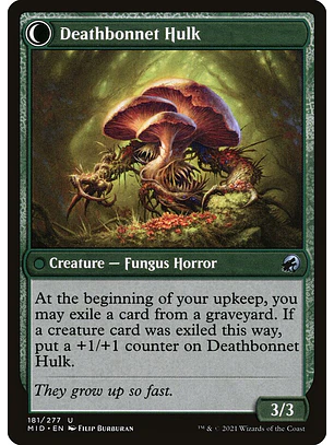 Deathbonnet Sprout // Deathbonnet Hulk | Español | NM | MID