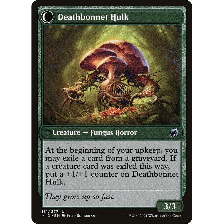 Deathbonnet Sprout // Deathbonnet Hulk | Español | NM | MID 2
