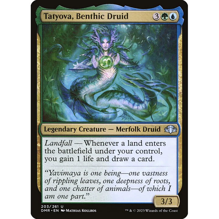 Tatyova, Benthic Druid | Inglés | NM | DMR 1