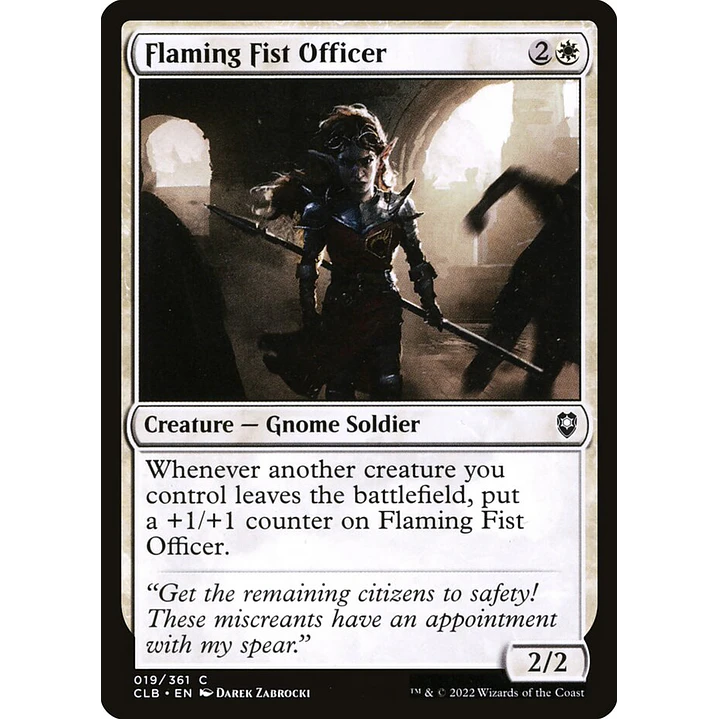 Flaming Fist Officer | Español | NM | CLB 1