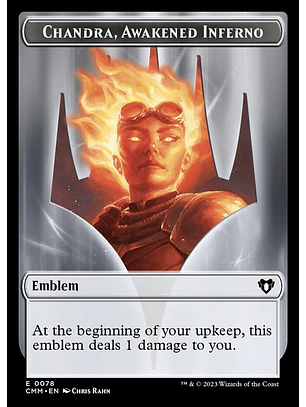 Chandra, Awakened Inferno Emblem | Inglés | NM | TCMM
